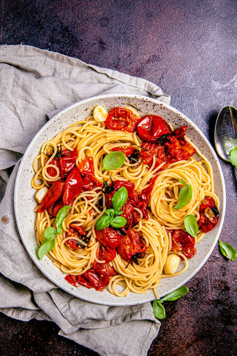 Roasted Tomatoes Spaghetti