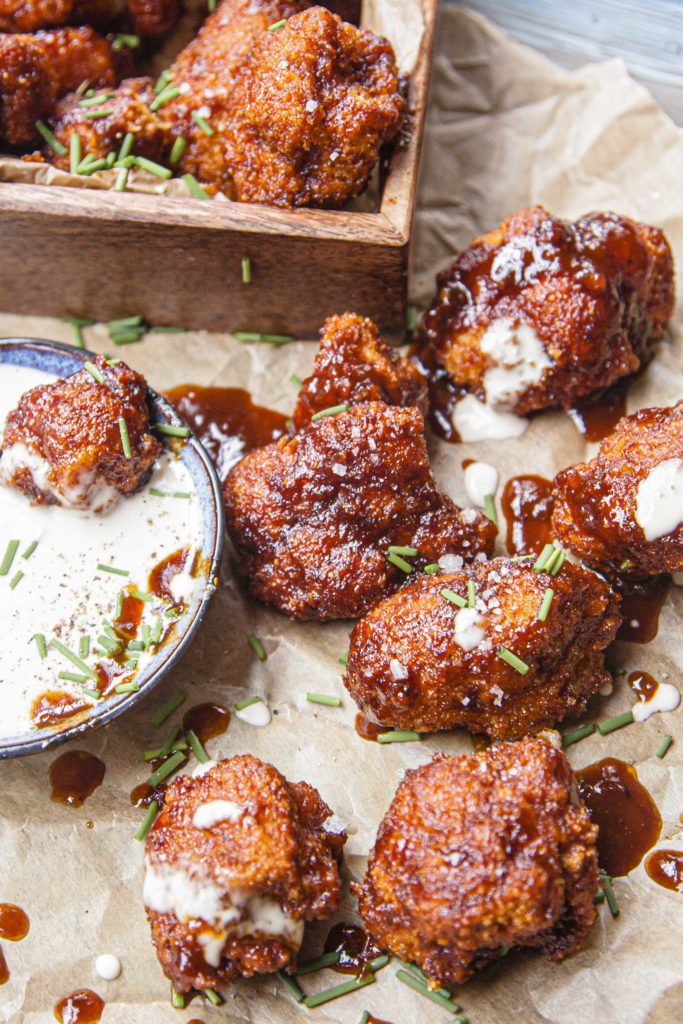 BBQ Cauliflower Bites