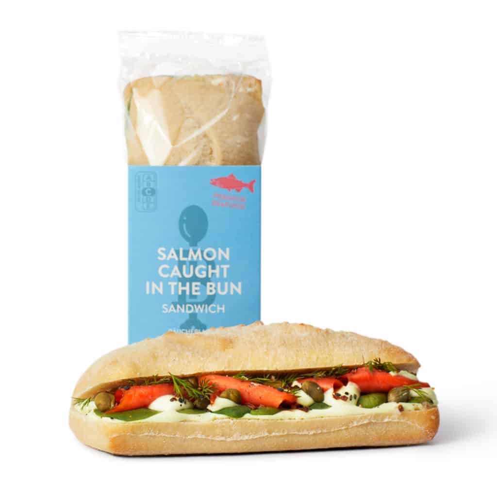 Salmon Caught In The Bun